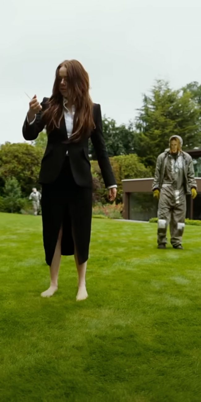 Emma Stone and Jesse Plemons in BUGONIA